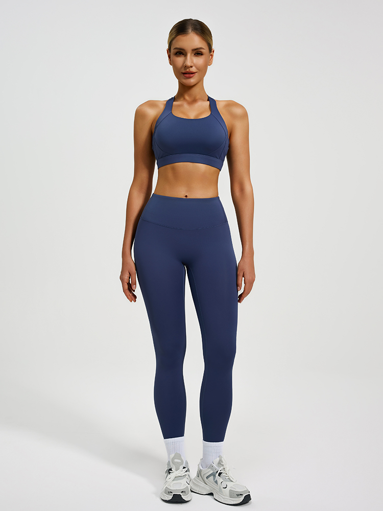 Women Fitness Wear Yoga Clothing Seamless High Waist Legging Sports Bra Sets Workout Running Fitness Yoga Set Support Bra