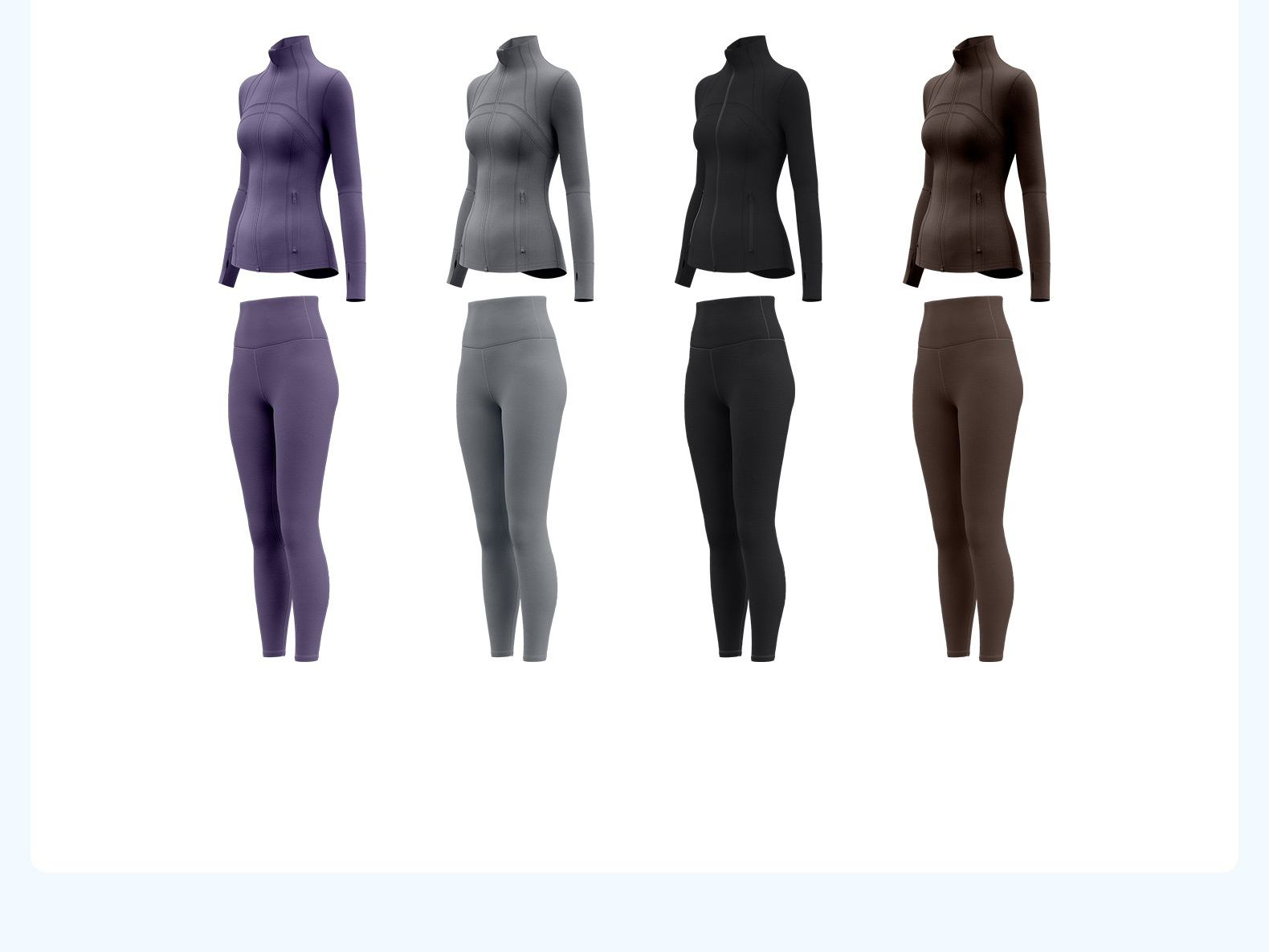 Simple Hot Sexy Seamless Yoga Set Stand Jacket With Zipper Pockets Quick Dry Comfort Sports Pants Women Workout Fitness Yoga Set