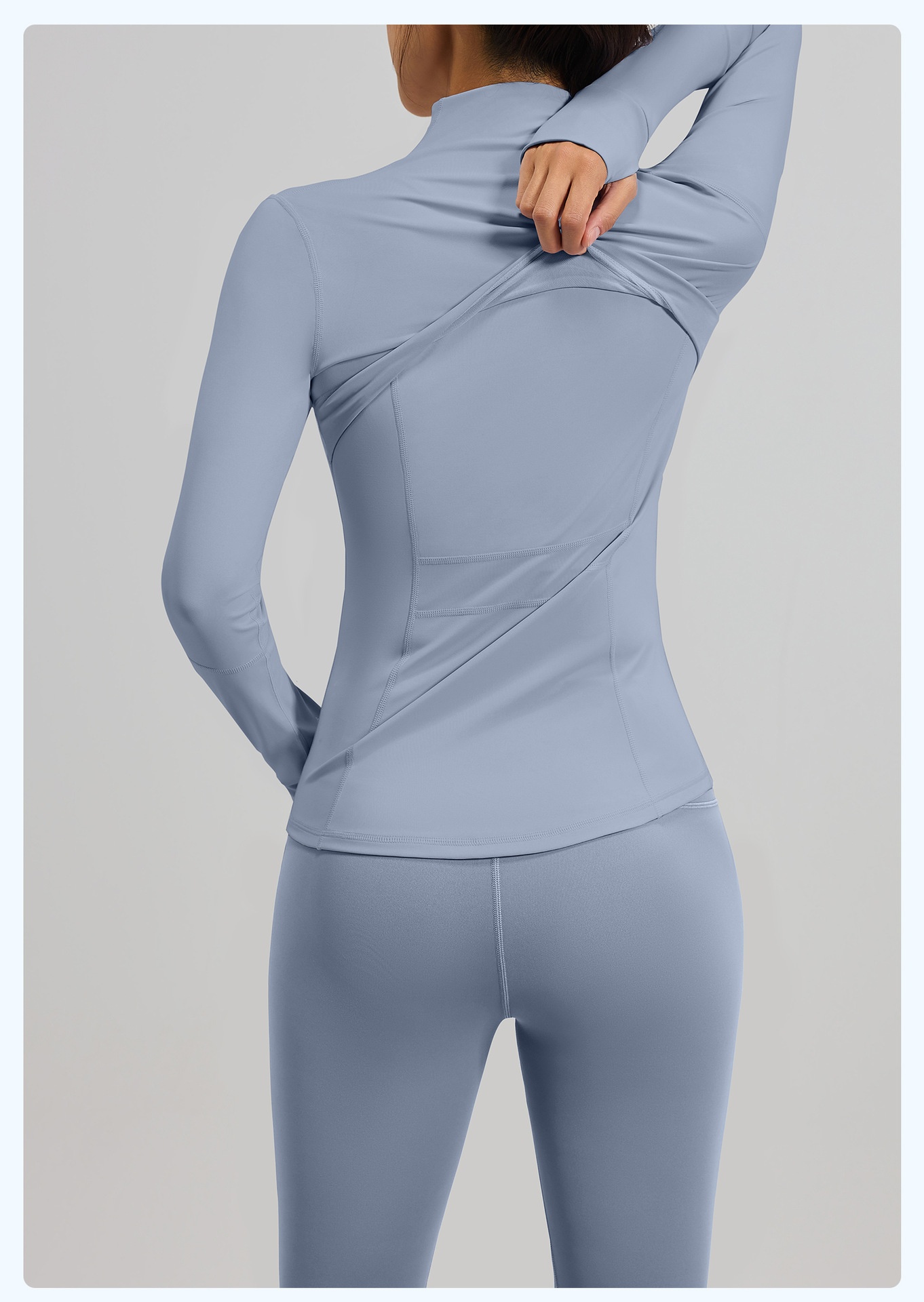 Women's Full Zipper Jacket Sports Wear Butt Lift Flare Leggings Pants 2 Piece Set Yoga Gym Set Custom Logo Print Wholesale