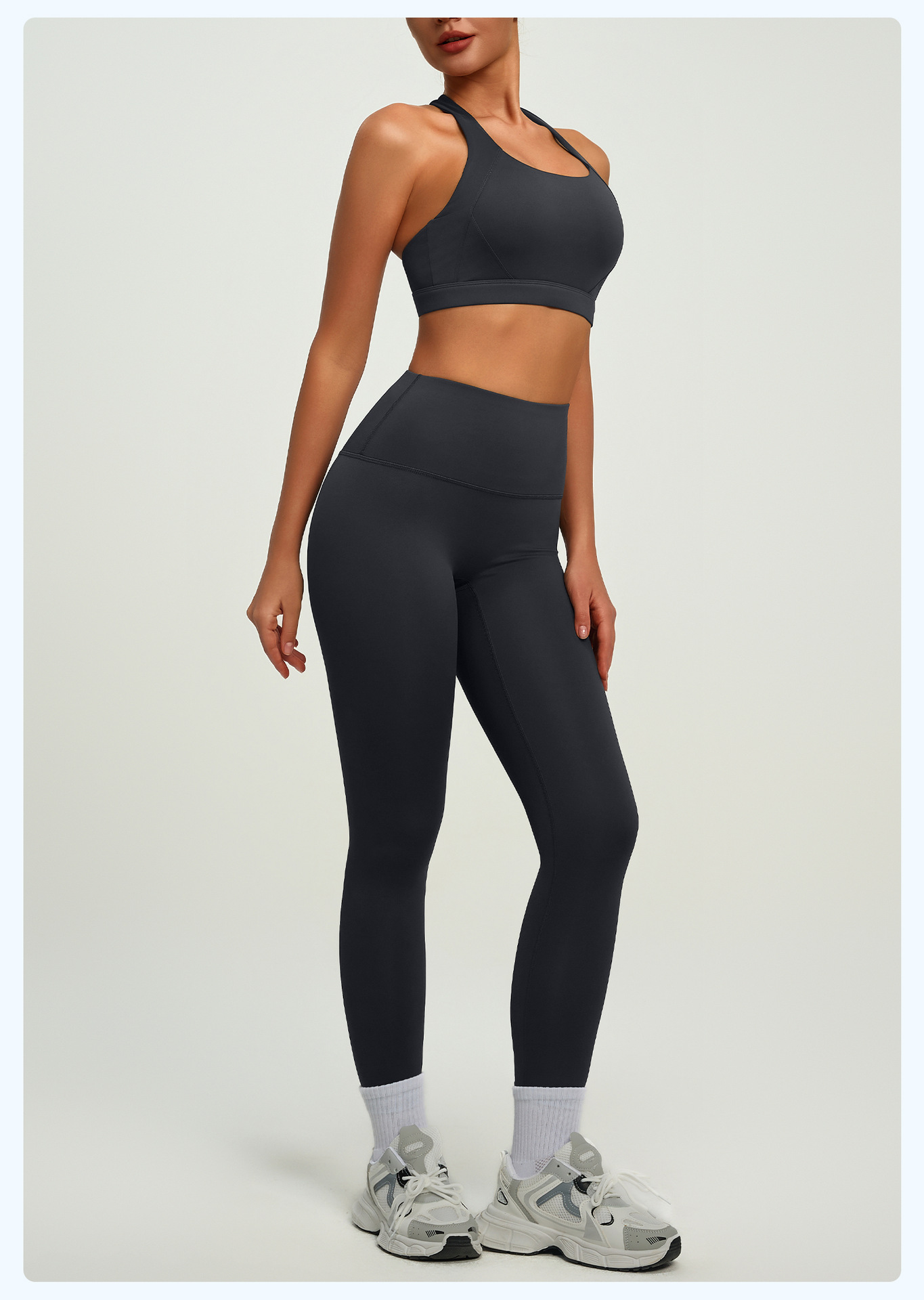 New Popular Custom Logo 2 Pcs Yoga Set for Women Activewear Set Sexy Sport Fitness Yoga tank Top Women Yoga Track Set