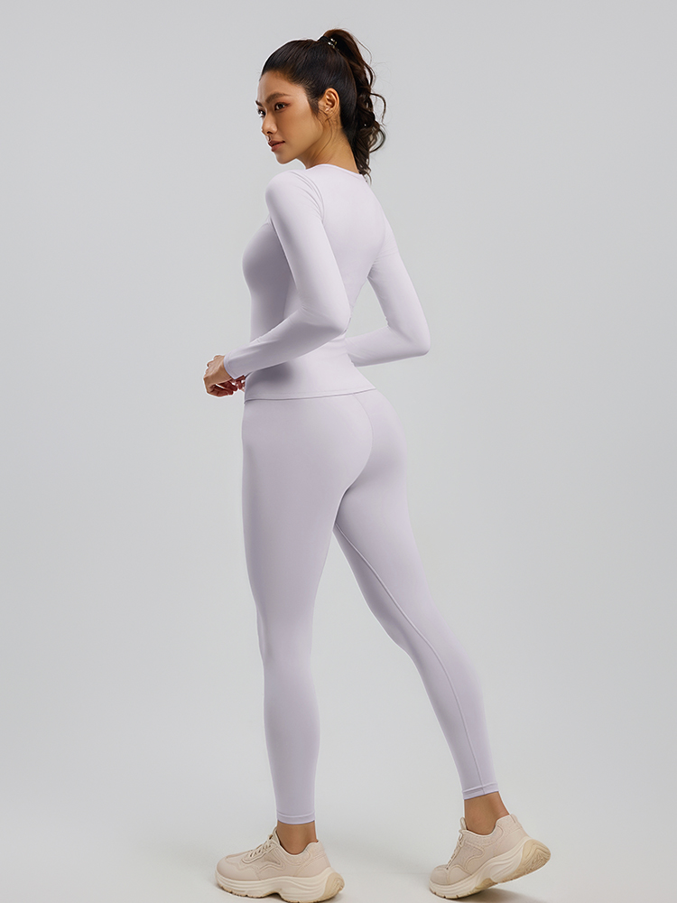 #JYJC024+#JYJK026 Yojaflex Light Purple Women's Yoga Set 2 Pieces