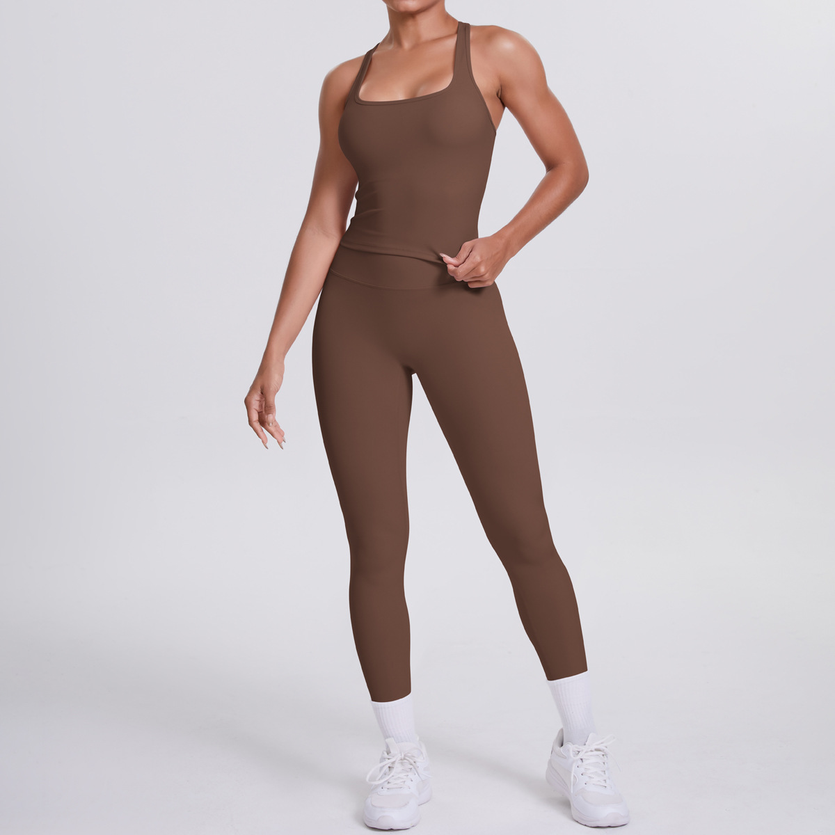 Daily Casual Yoga Matching Outfit, Sleev