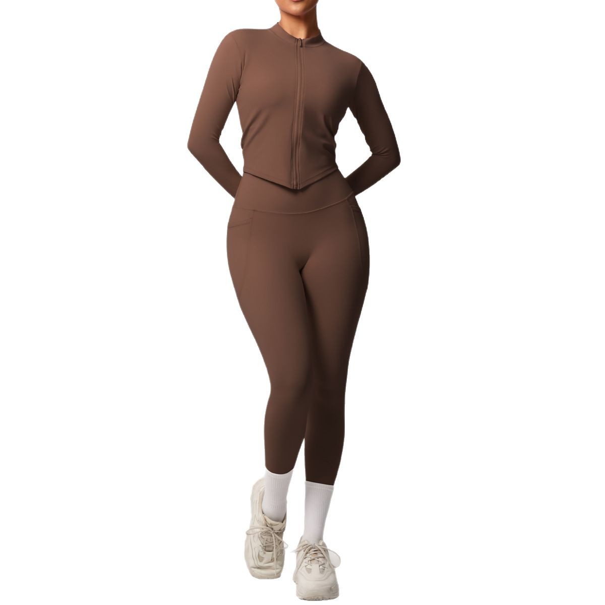 Daily Casual Matching Outfit, Thumb Hole