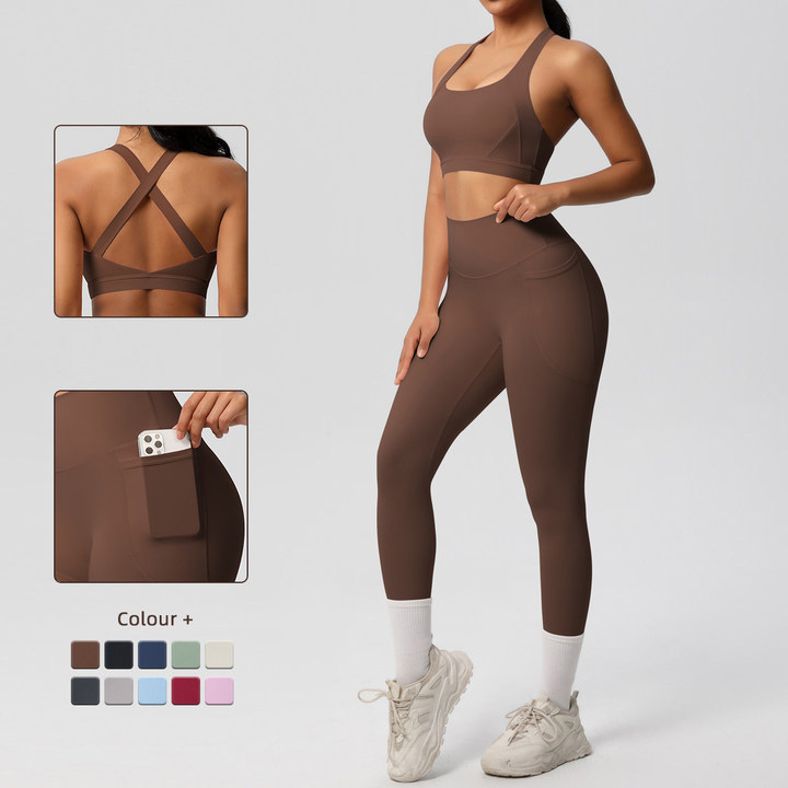 Daily Casual Matching Outfit, Cross Back