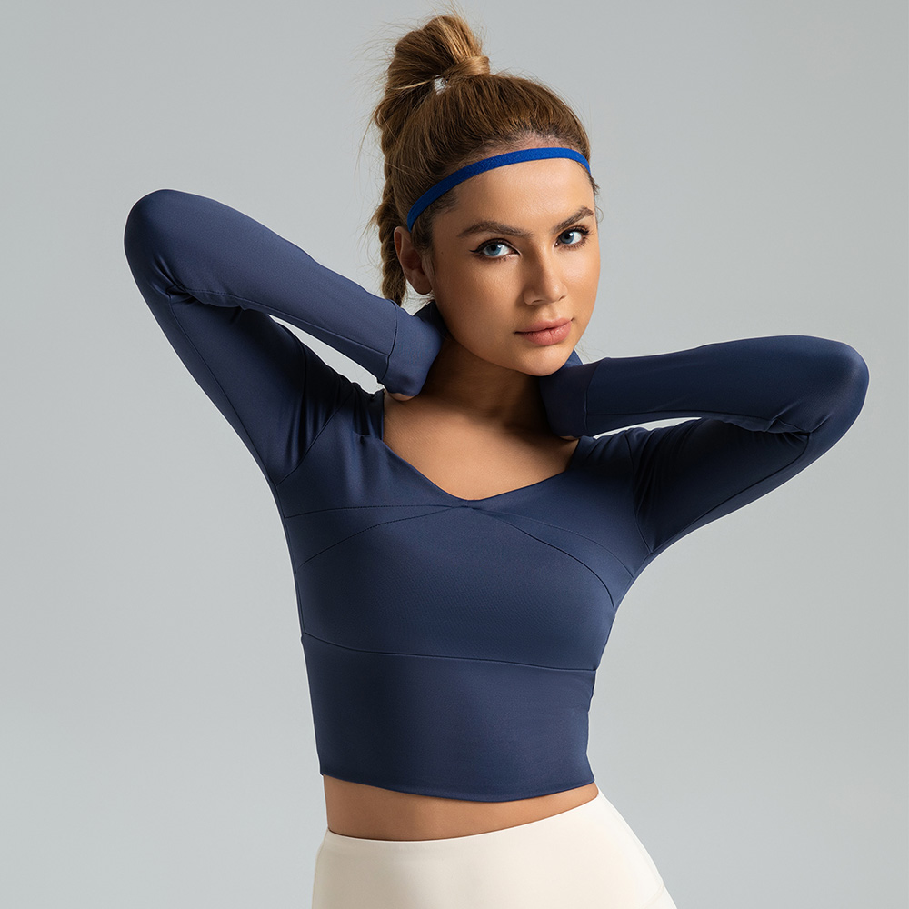 Women's Breathable Yoga/Fitness Top with Built-in Pads 8 Colors YFMTWCX02