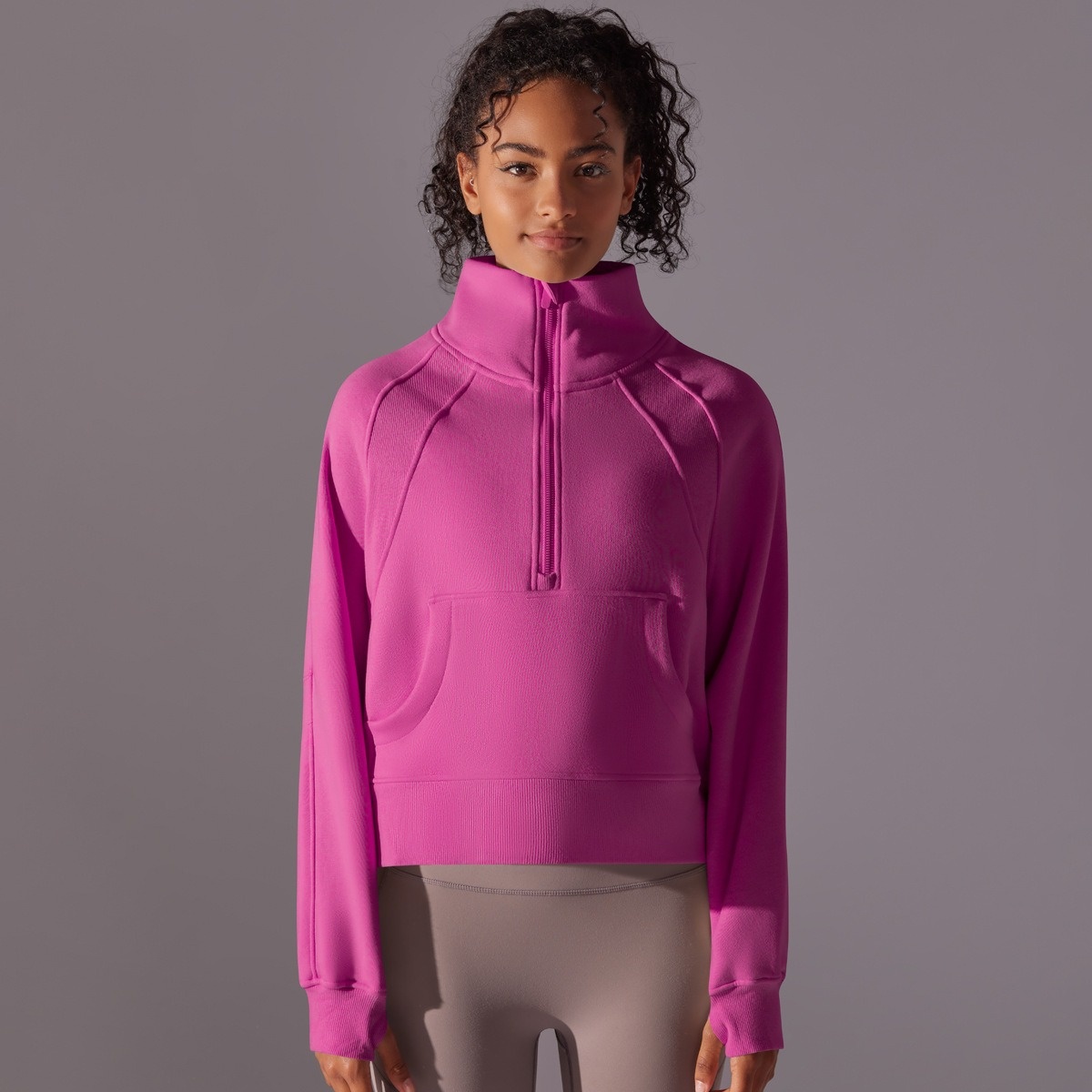 Loose Fleece-Lined Warm Yoga & Casua