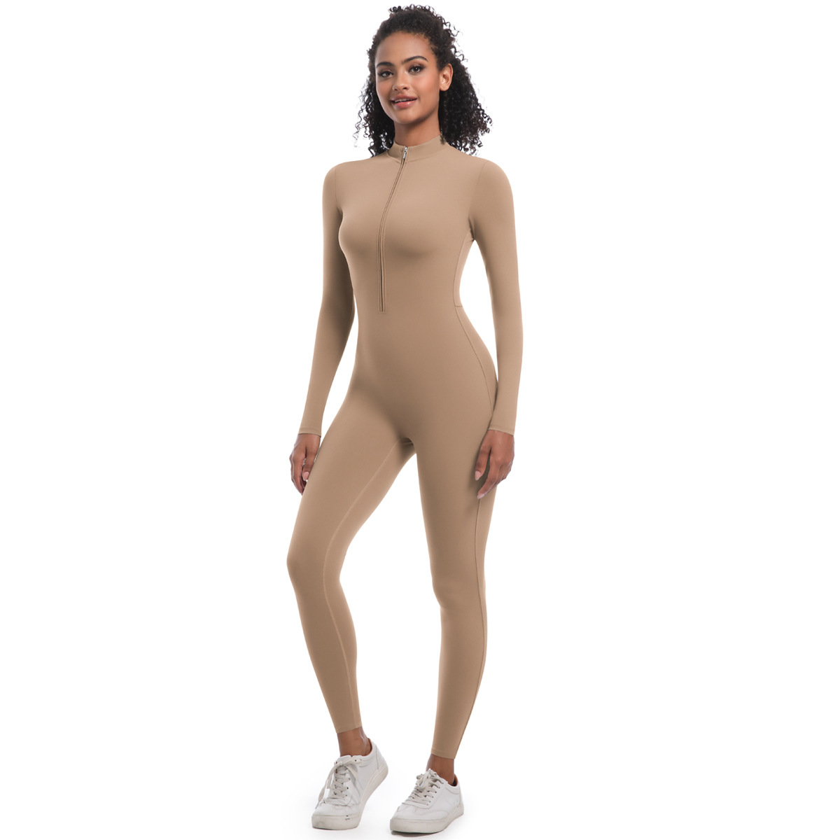 Women Thin Cross Strap Deep Hollow Back Long Leg Jumpsuit, Spaghetti Cross Back Strap Large Cutout Back Tight Long Leg Bodysuit 7 Colors, YFYS7065