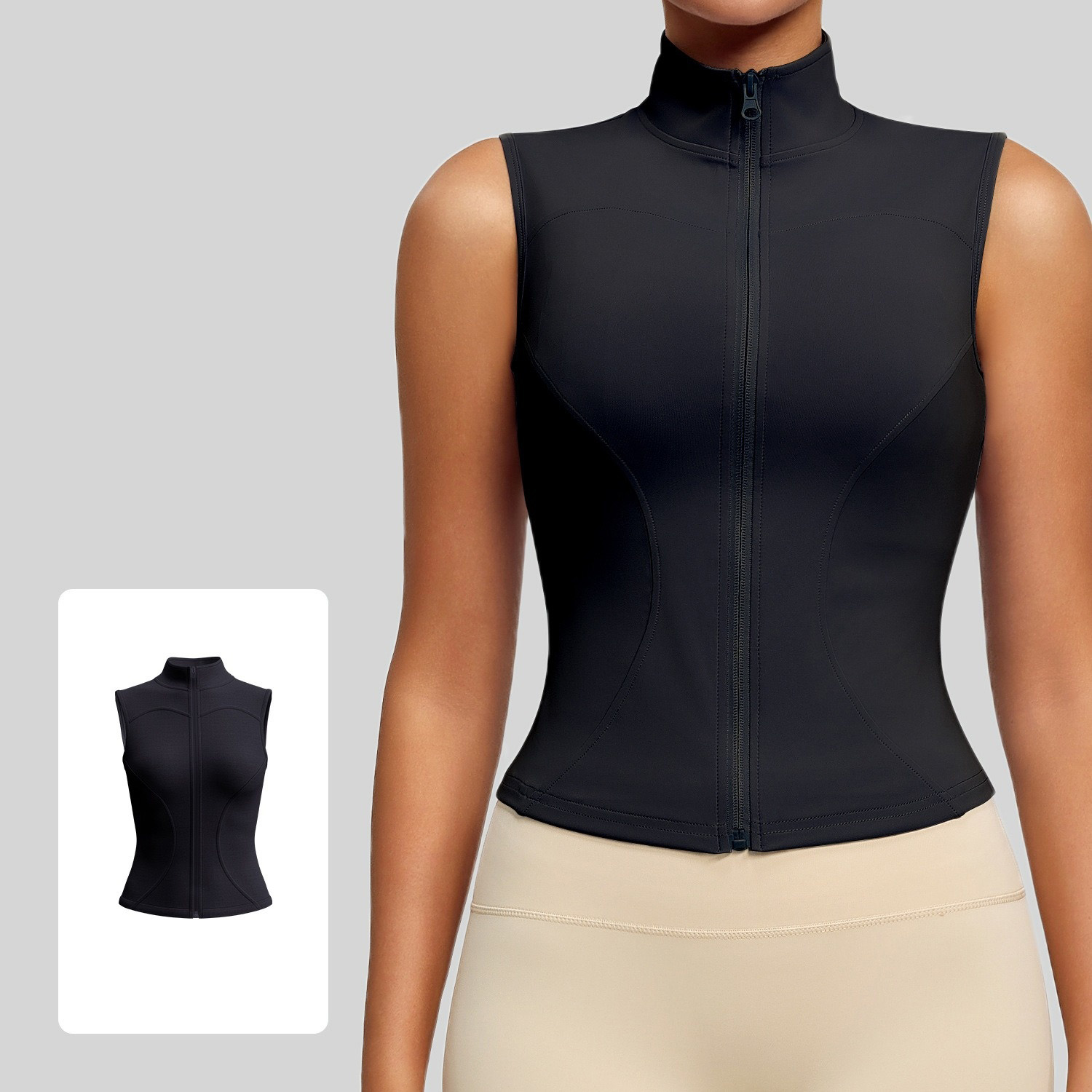 Women's Sleeveless Slimming-fit Fitness Top 4 Colors YFJYMW041