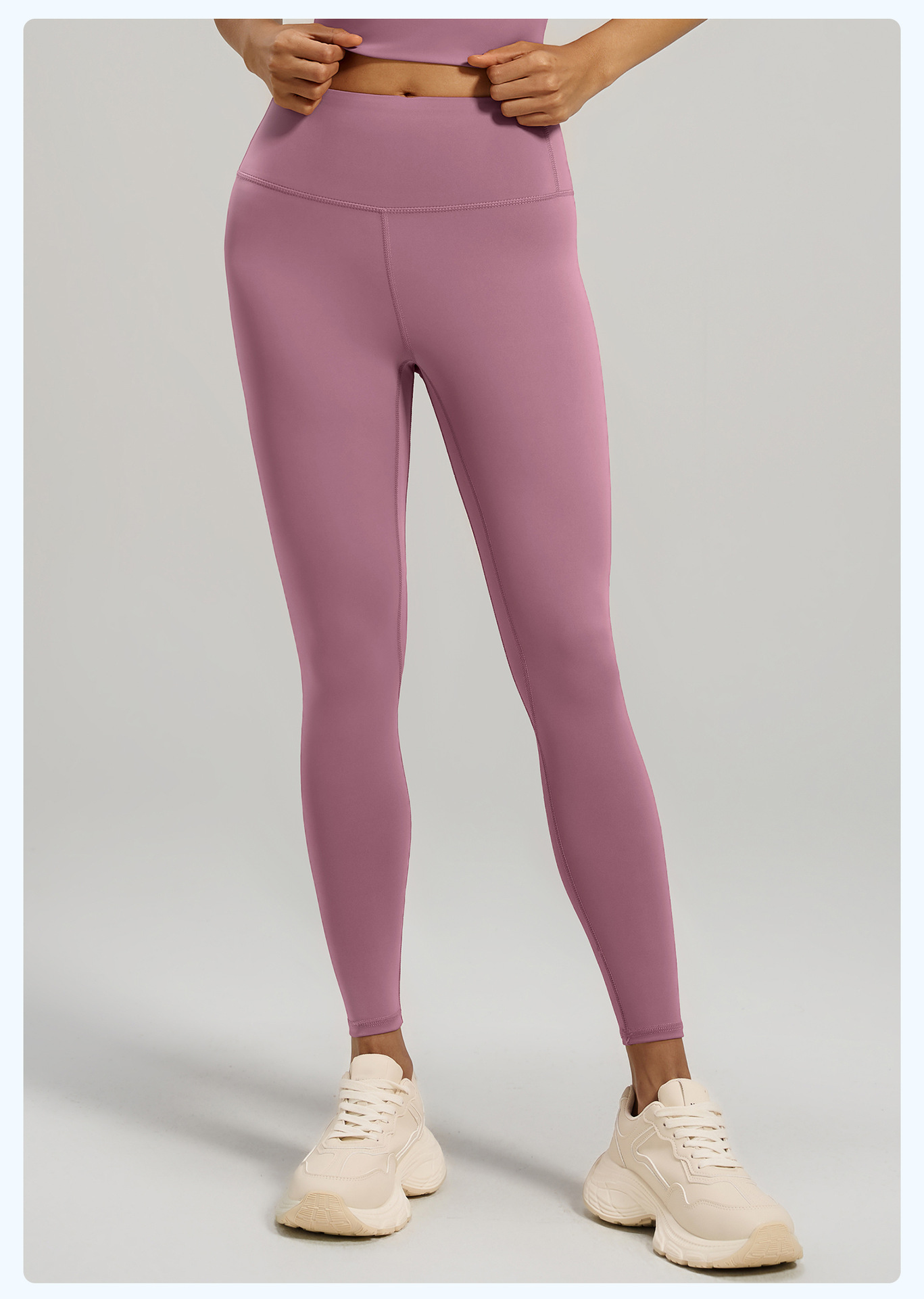 Daily Casual Yoga Leggings 20 Colors, High Waist Slim Fit Athleisure Running Pants, YFMT20