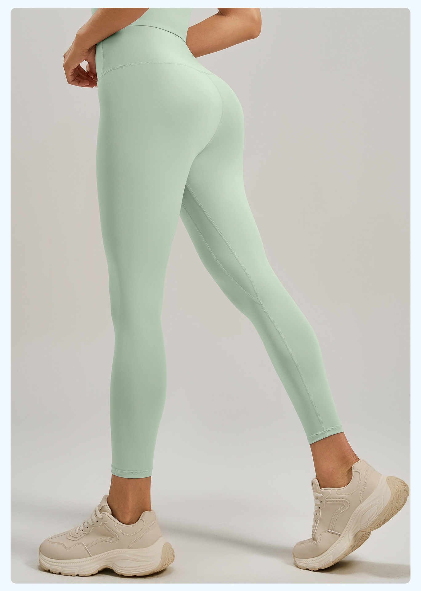Daily Casual Yoga Leggings 20 Colors, High Waist Slim Fit Athleisure Running Pants, YFMT20