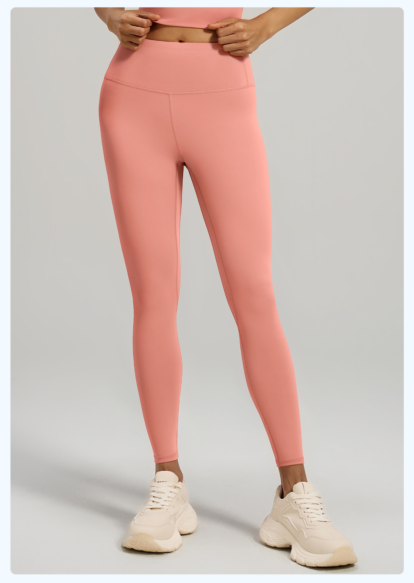 Daily Casual Yoga Leggings 20 Colors, High Waist Slim Fit Athleisure Running Pants, YFMT20