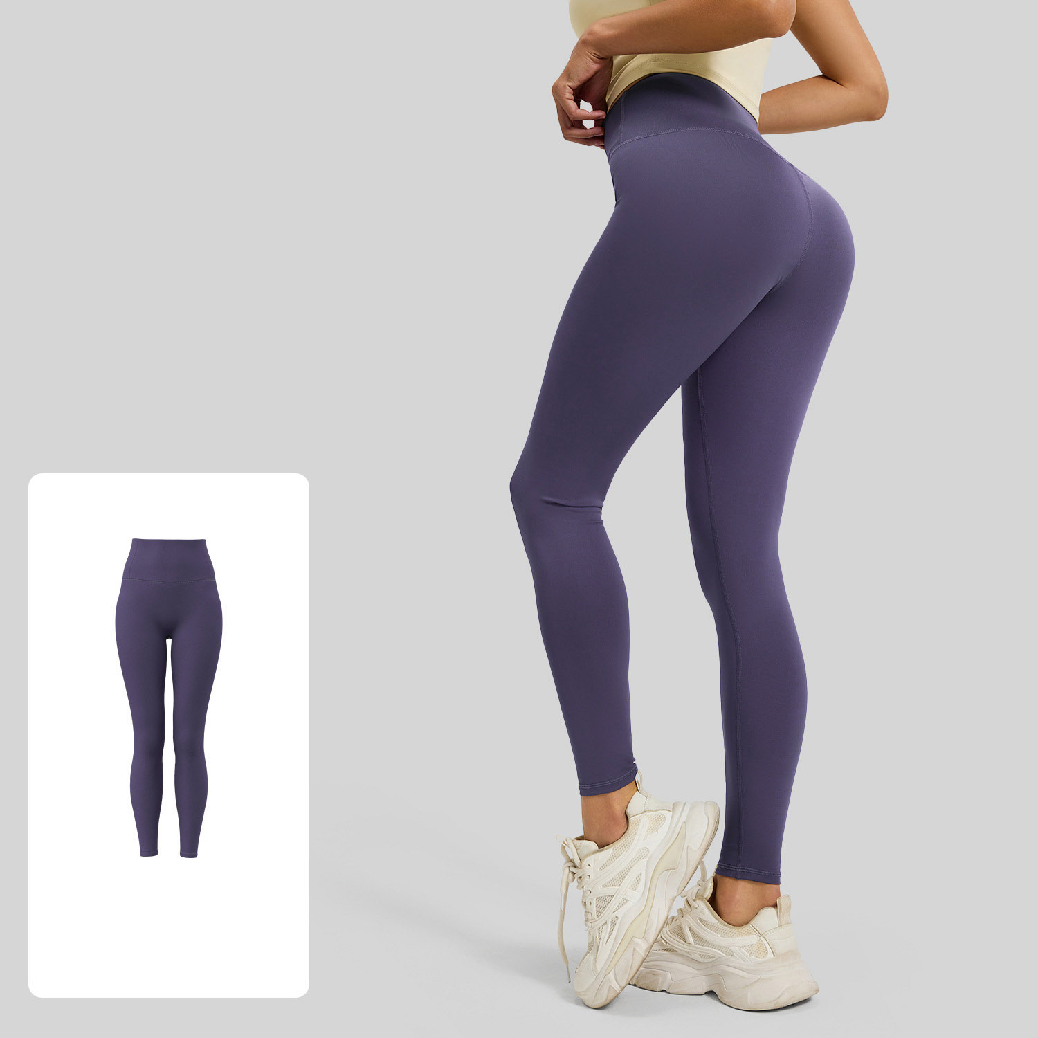 Women High Waist Crotch Seamless Peach Butt Yoga Leggings 19 Colors, Soft Slim High Rise Workout Fitness Running Pants, YFMT21