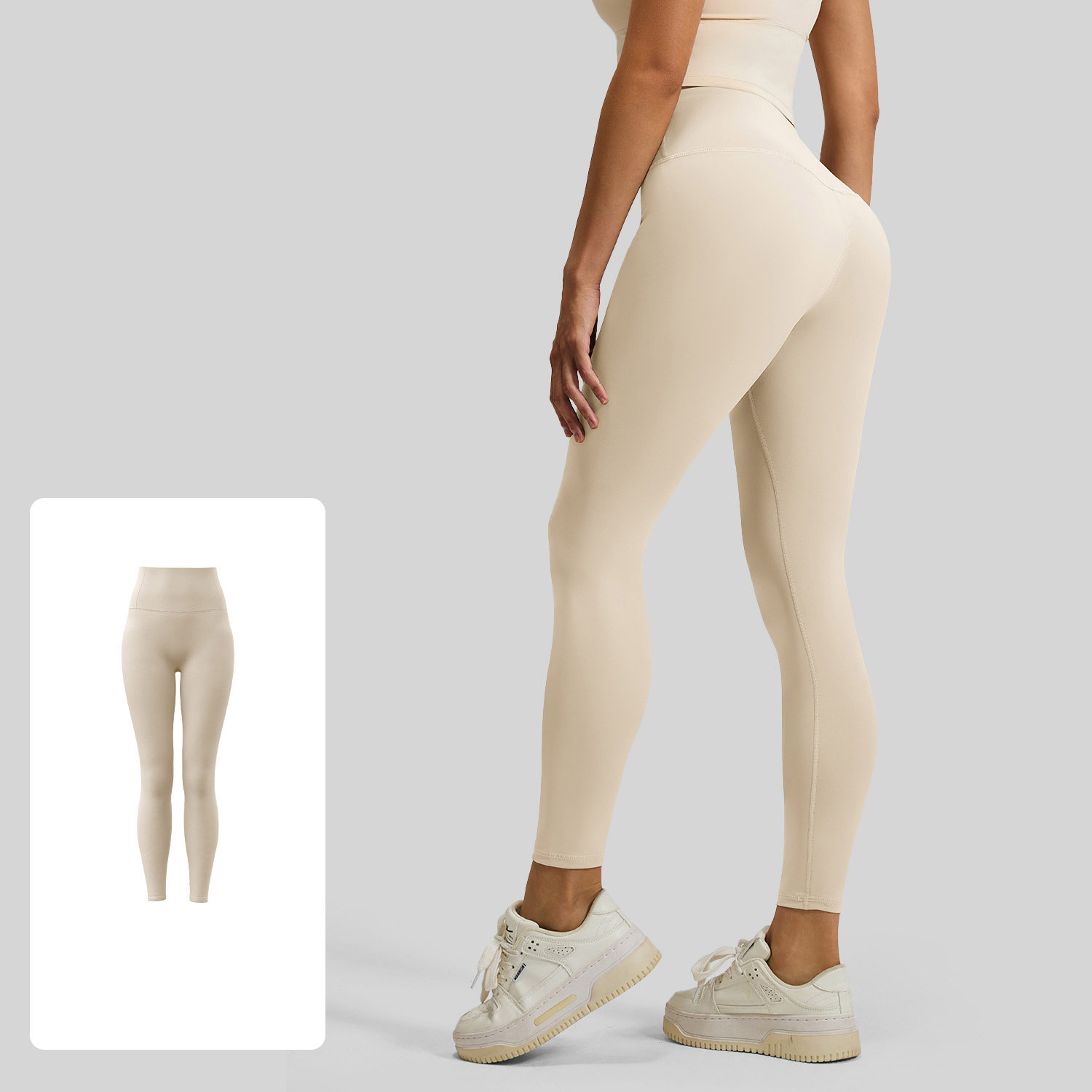 Women High Waist Crotch Seamless Peach Butt Yoga Leggings 19 Colors, Soft Slim High Rise Workout Fitness Running Pants, YFMT21