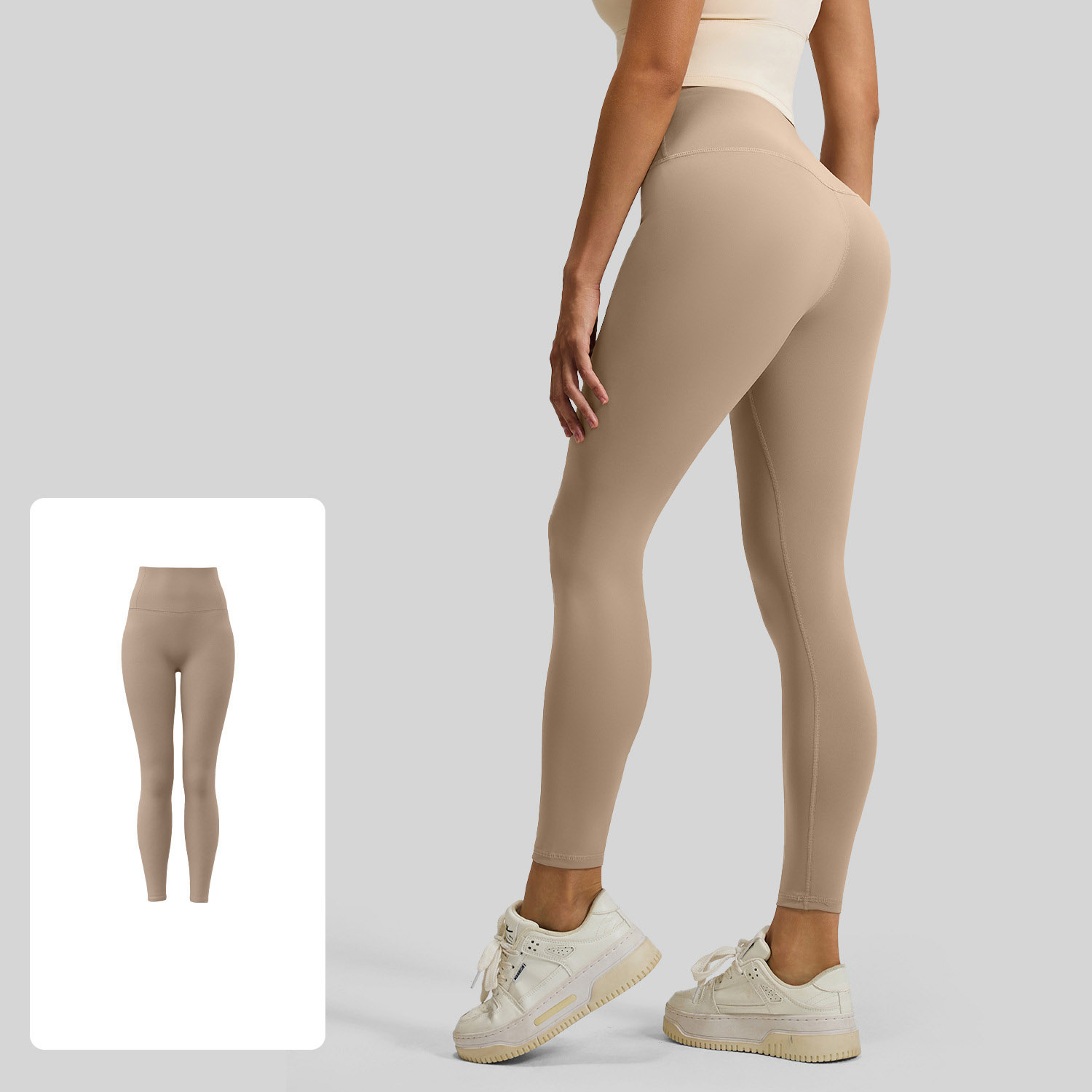 Women High Waist Crotch Seamless Peach Butt Yoga Leggings 19 Colors, Soft Slim High Rise Workout Fitness Running Pants, YFMT21