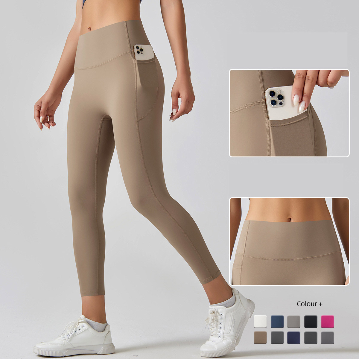 Medium Support Gym Leggings 10 Colors, H