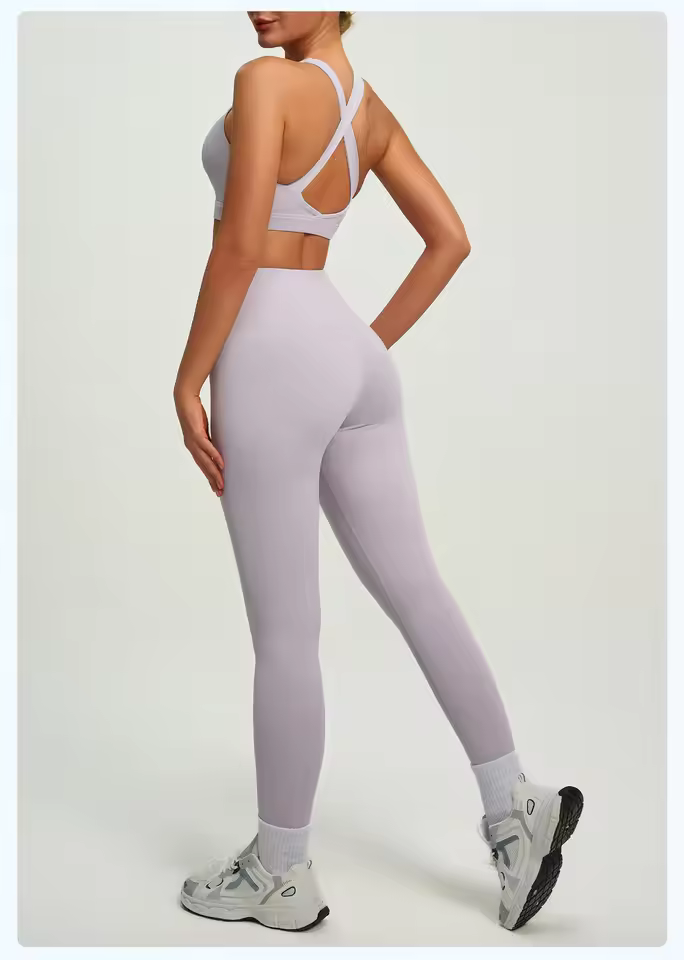 New Women Yoga Set Fitness Yoga Bra Breathable Suit Yoga Clothes 2 Pc High Quality Women Workout Sports Bra Leggings Sets