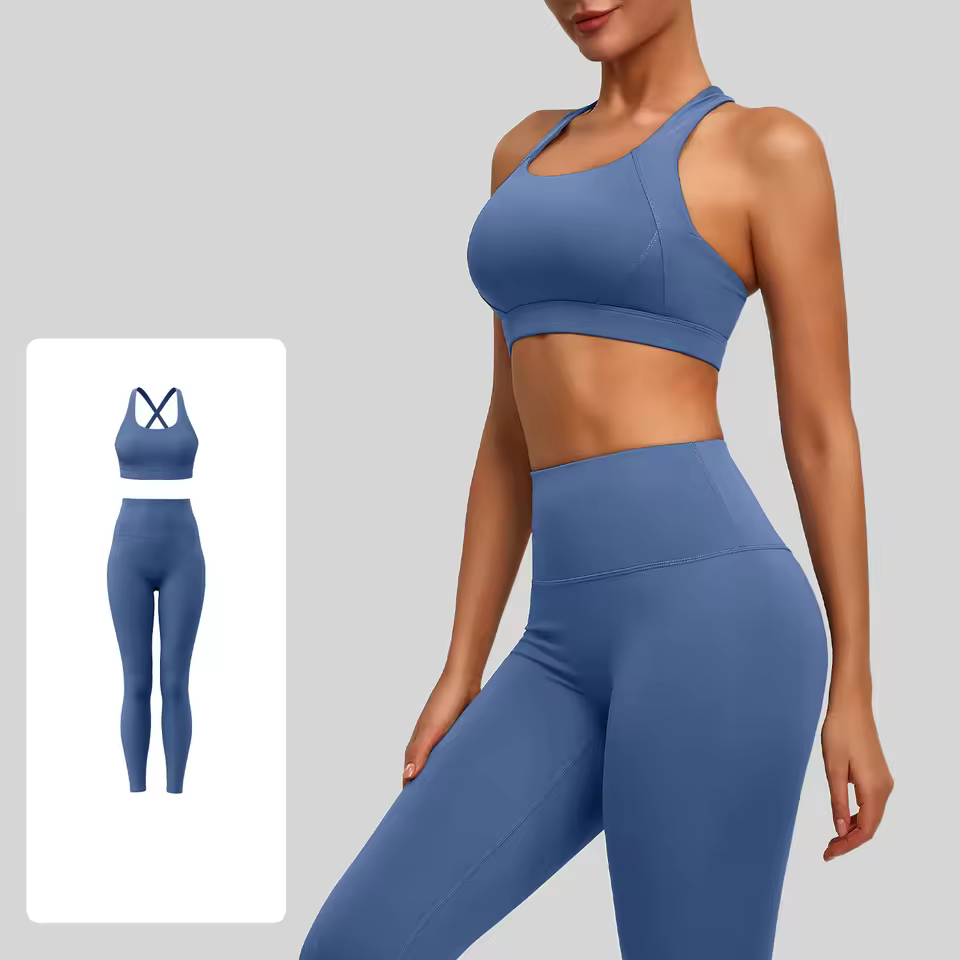 Seamless Yoga Sports Workout Premium Gym Fitness Sets Women Yoga Sports Bra with Removable Pads 2026 Clothing Gym Active Wear