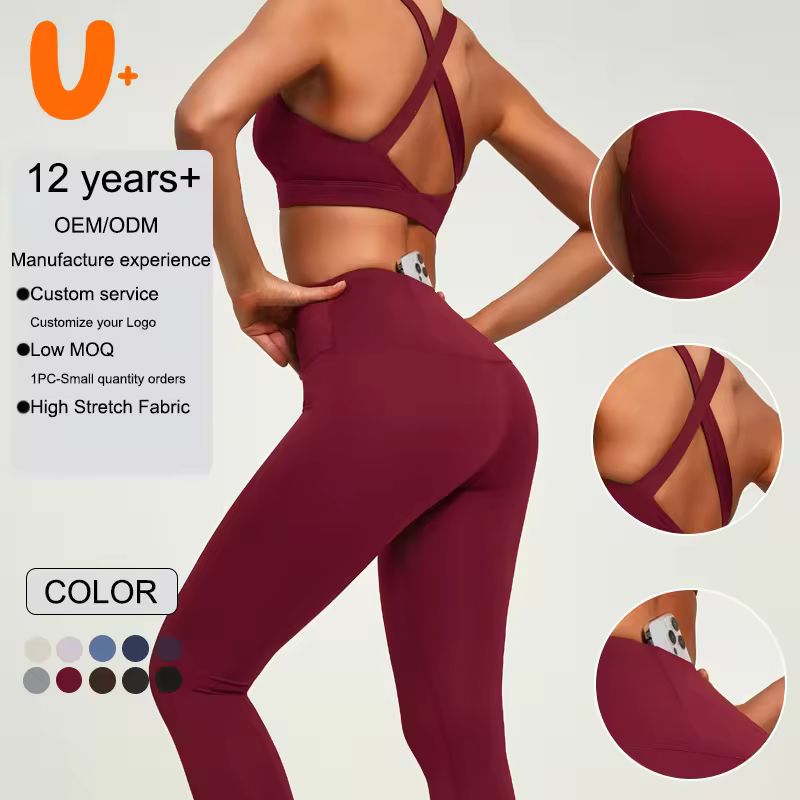 Ladies Yoga Sport Bra Outfit Women Seaml