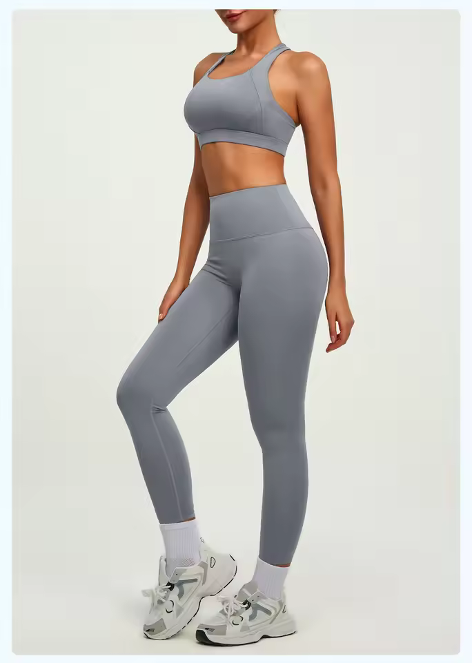 Buttery Soft Yoga Leggings Fitness Yoga Bra Breathable Suit Yoga Clothes High Quality 2 Pc Women Sports Bra Leggings Sets