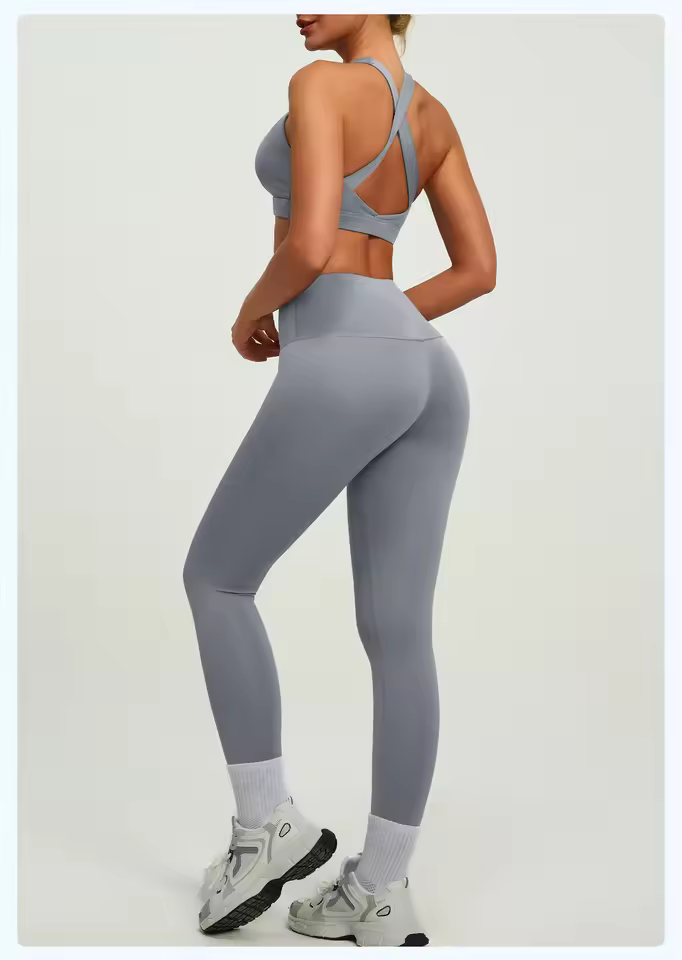 Buttery Soft Yoga Leggings Fitness Yoga Bra Breathable Suit Yoga Clothes High Quality 2 Pc Women Sports Bra Leggings Sets