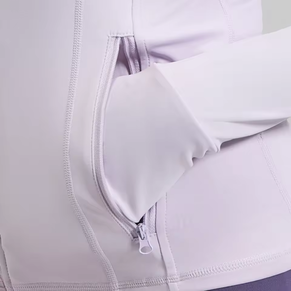 Hot Sale Custom Logo Women Sportswear Suit Long Sleeves Zipper Stand Jackets High Waist Pants Gym Fitness Yoga Set for Spring