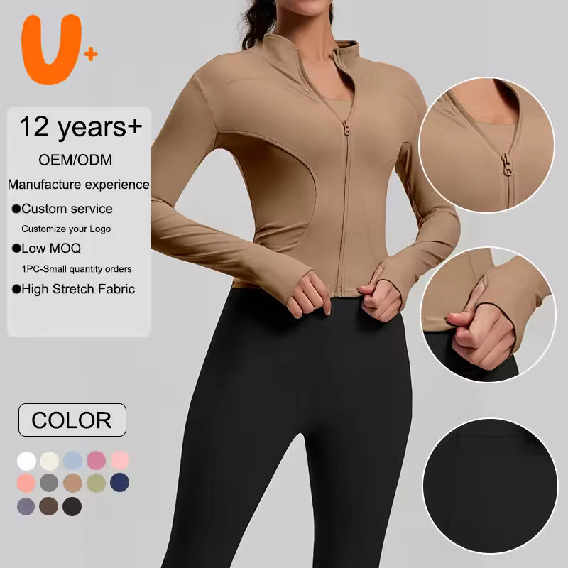 High Elastic Yoga Leggings and Jacket Se