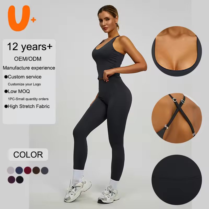 High Quality Sample Women 2-Piece Fitnes
